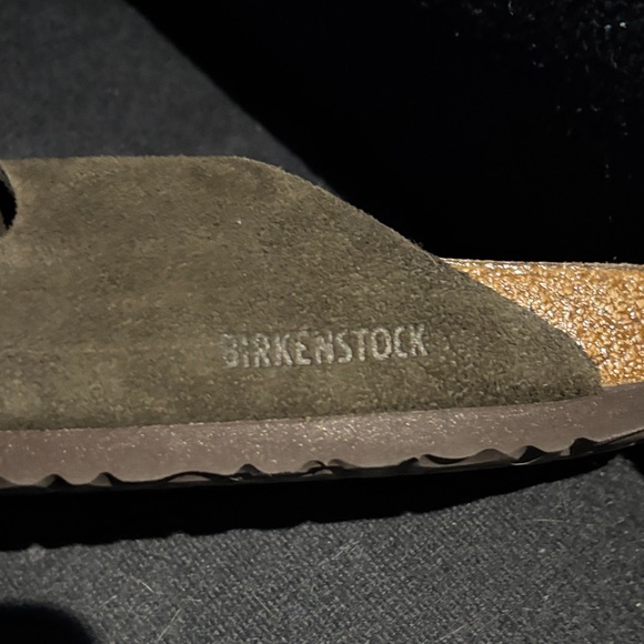 Birkenstock Brown Suede Sandals with Buckles - Picture 4 of 4